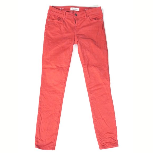 Never Worn DL1961 Margaux Malt Mid-Rise Ankle Skinny Jeans Zipper Pants - Picture 2 of 5